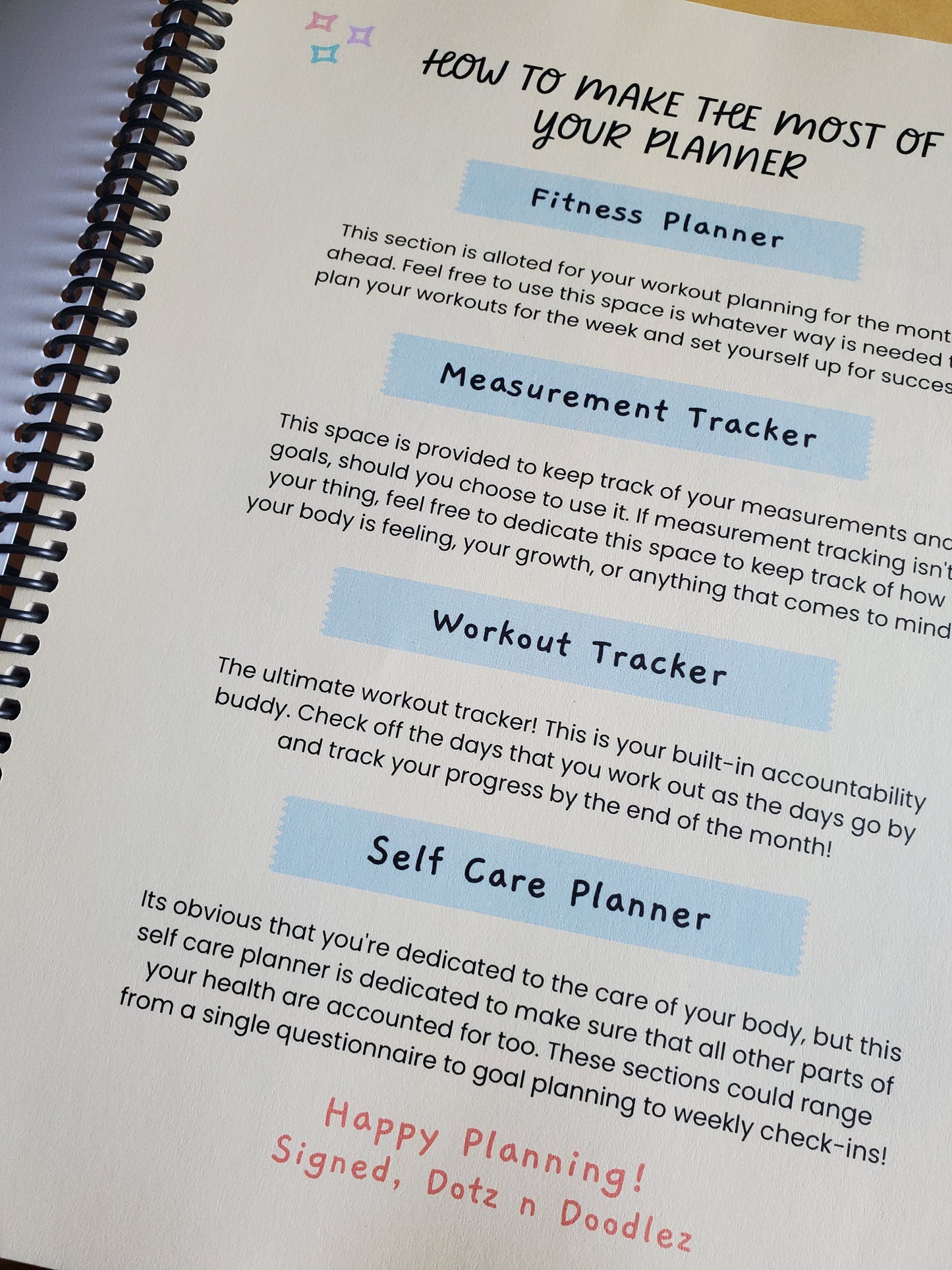 Fitness Planner