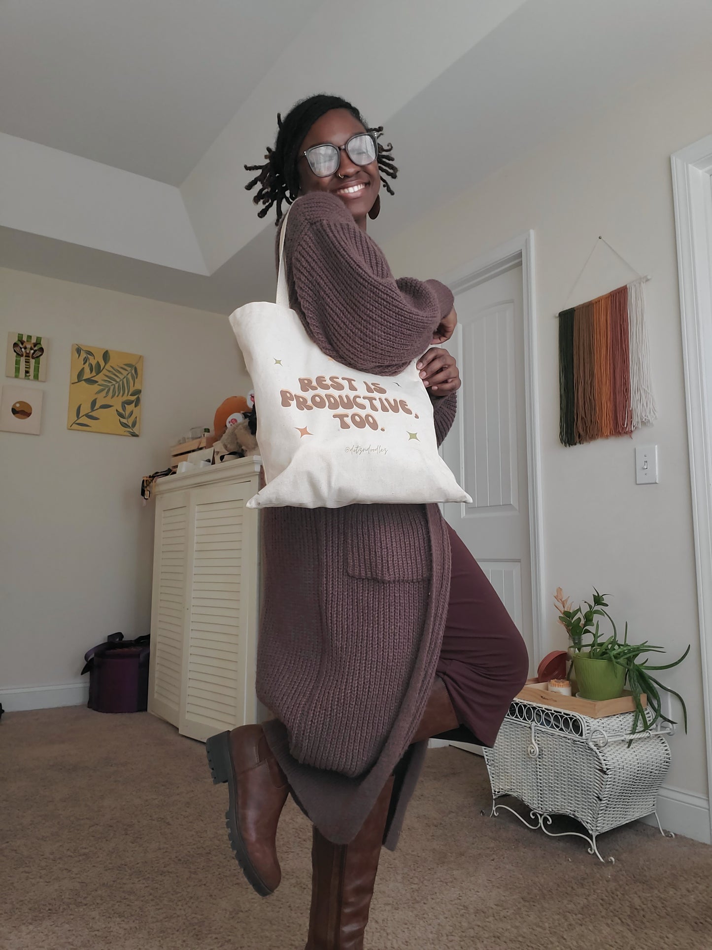 'Rest is productive' tote (pre-order)