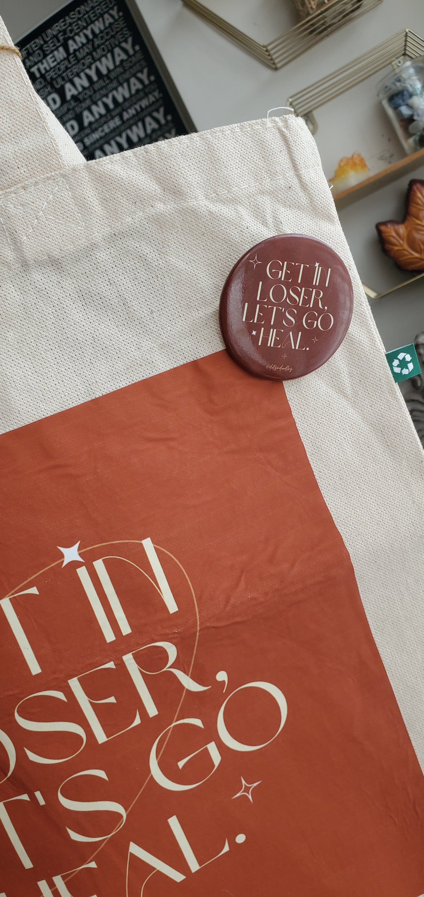 'let's go heal' button 🤎