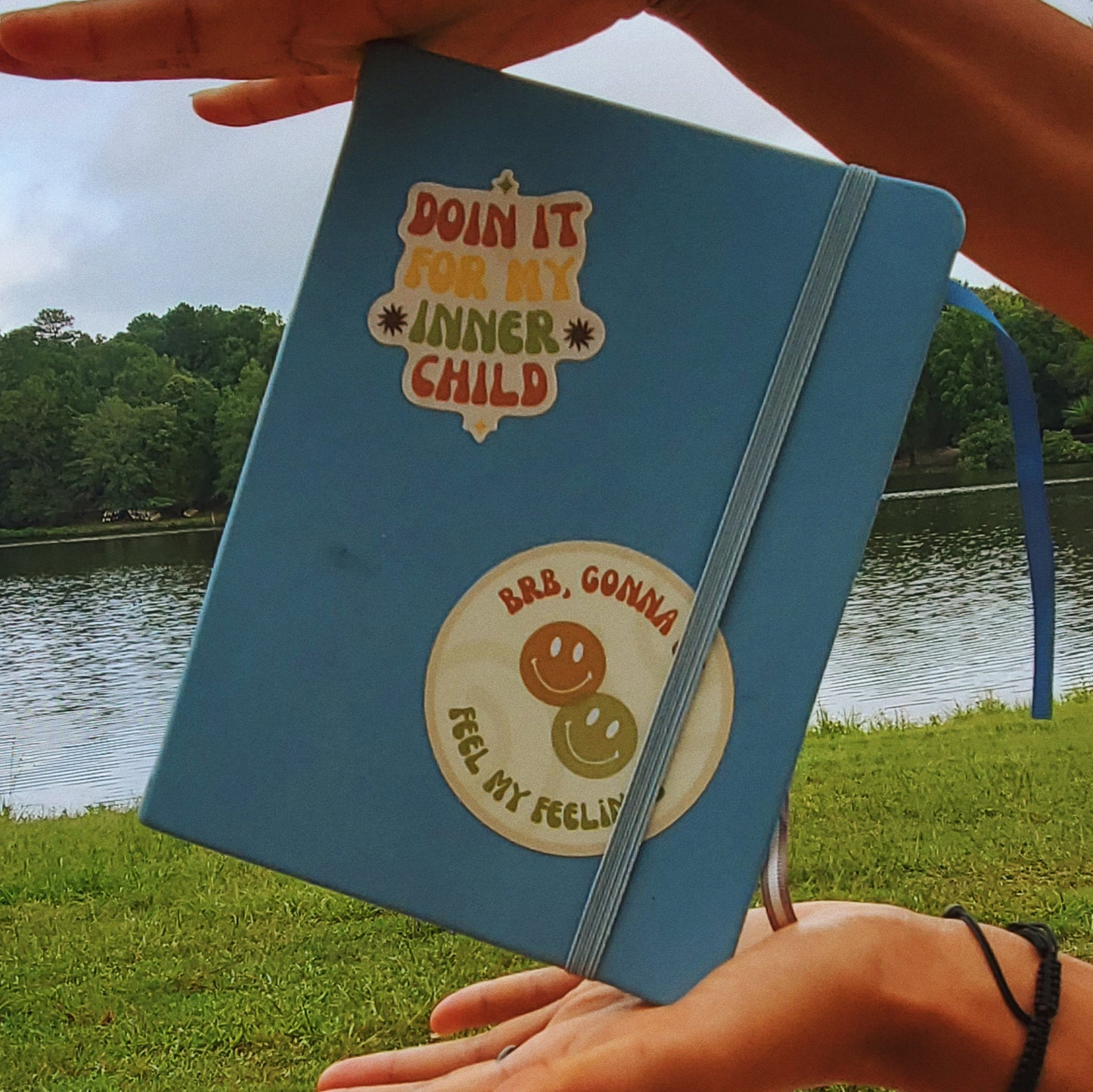 'for my inner child' sticker