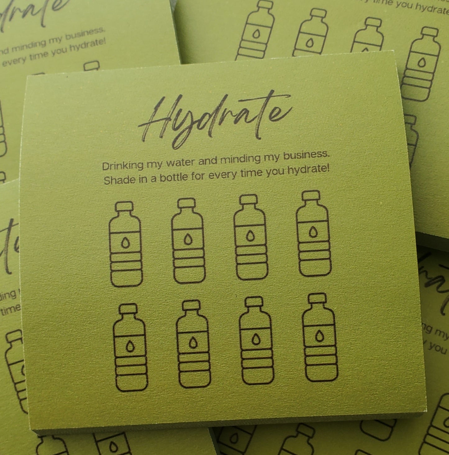 wellness sticky notes